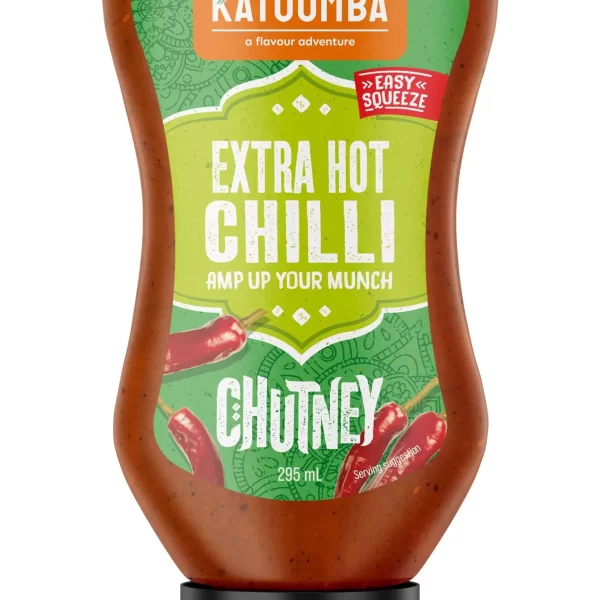 KT Extra Hot Chilli Chutney 295ml