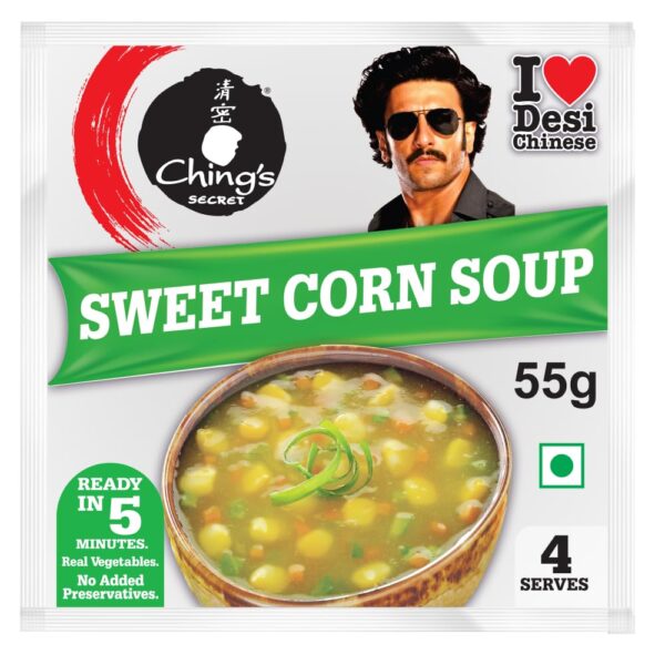 Instant Soup - Sweet Corn Veg / Chings 55g