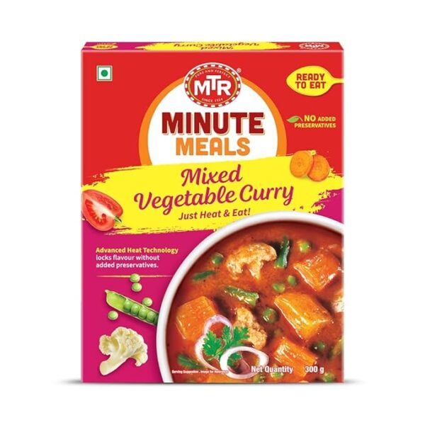 MTR Mixed vegetable curry   300g