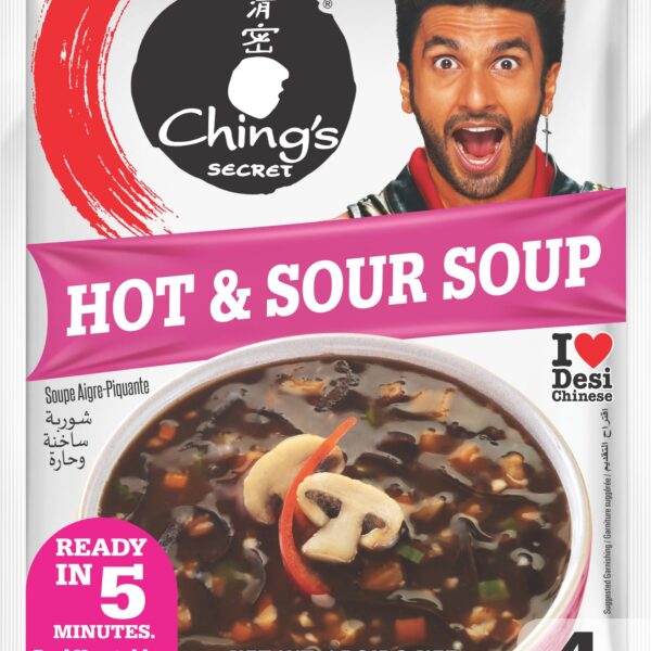 Instant Soup - Hot and sour soup  / Chings 55g