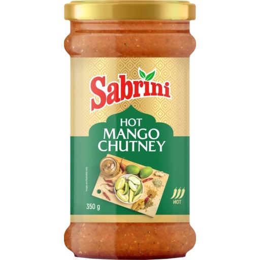 Mango Chutney Hot 350g / Sabrini
