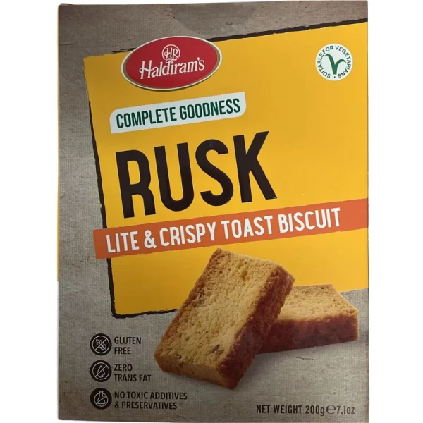 HR GLUTEN FREE RUSK 200gm