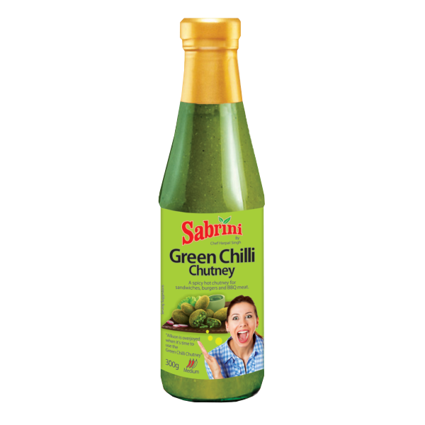 GREEN CHILLI Chutney/Sabrini 310g
