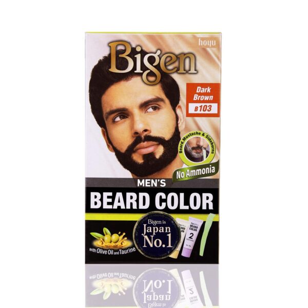 Bigen Mens Beard Colour Dark Brown B103 40gm
