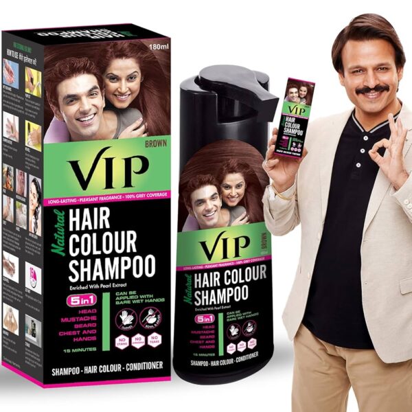 VIP HAIR COLOR SHAMPOO BROWN