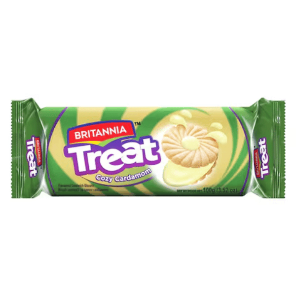 Britannia Elaichi Cream Treat 100g