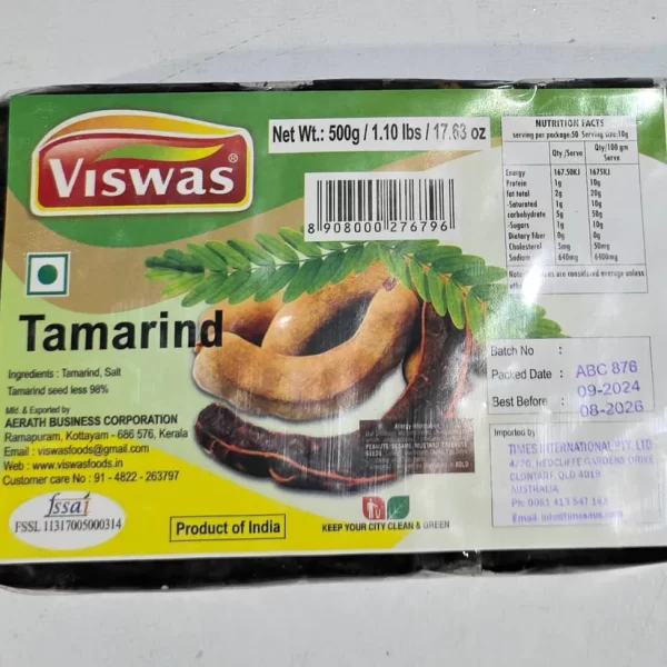 Viswas Tamarind Block 500gm