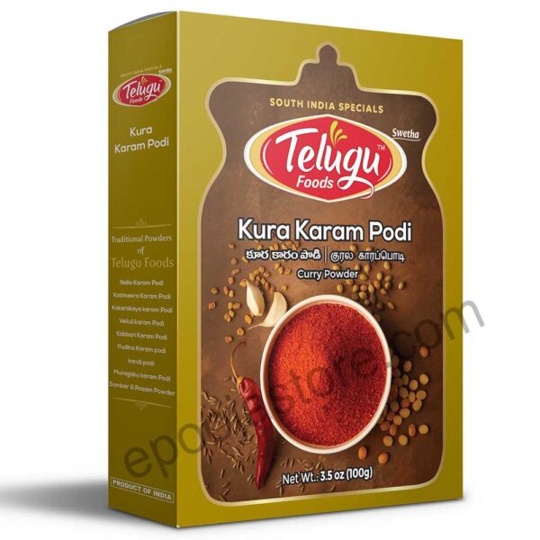 Kurala Karam Podi Curry'S Spice Mix 100g