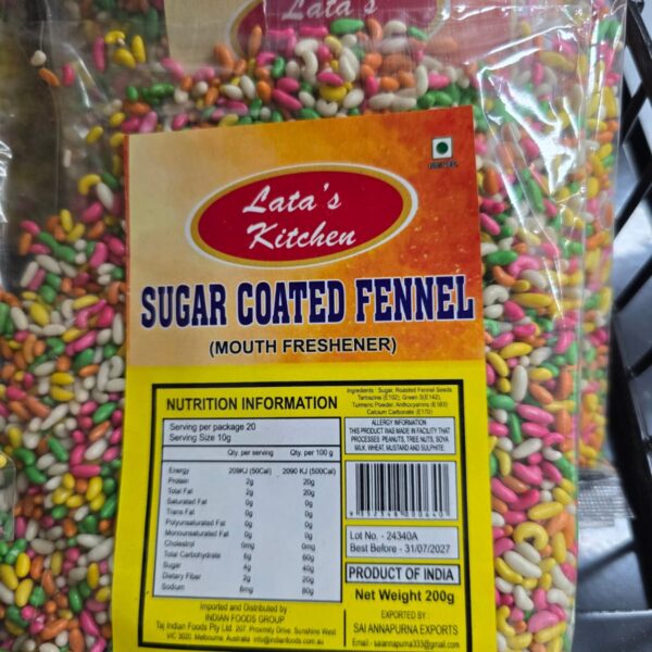 SUGAR COATED FENNEL 200 G