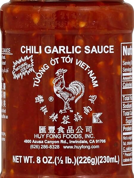 CHILLI GARLIC SAUCE (HUY FONG) 226G
