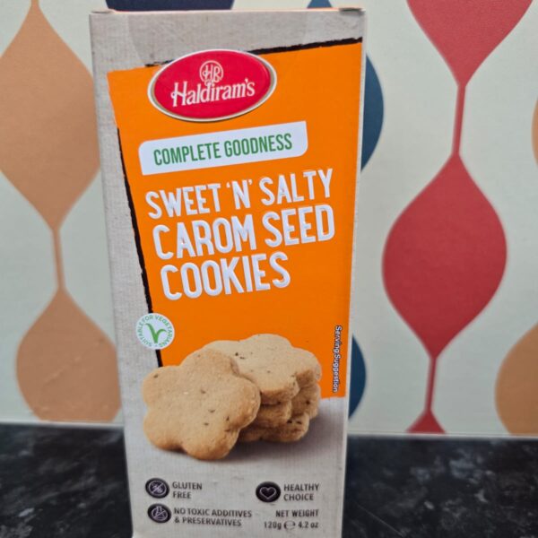 GF AJWAIN (CARROM SEED ) COOKIES 120g