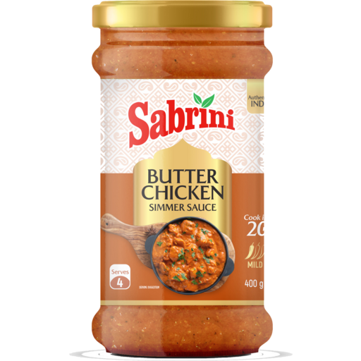 Butter Chicken Simmer Sauce 400g / Sabrini