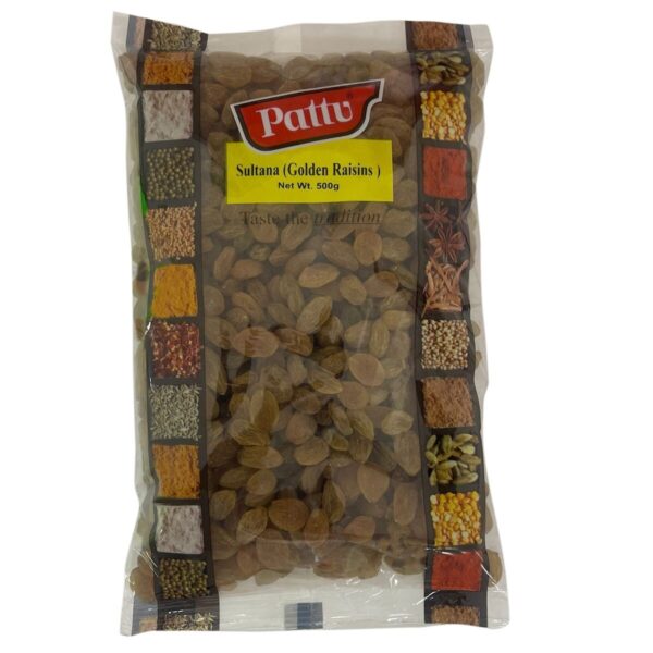 Sultana (Golden Raisins Kishmish) 500g  Pattu