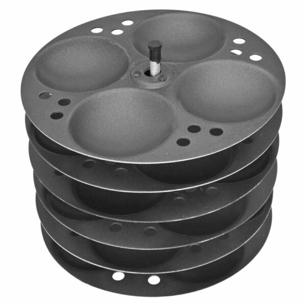NON STICK IDLI STAND 6 PLATE