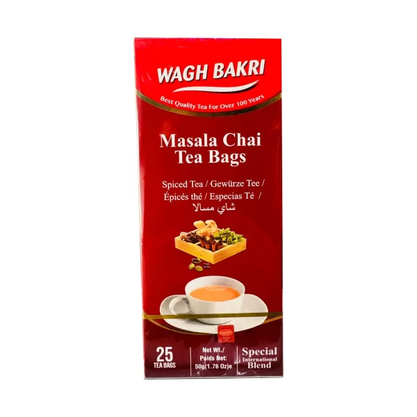 WAGH BAKRI Masala Tea Bags 50g
