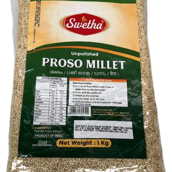 Proso Millet 1kg - swetha Telugu