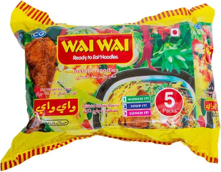 wai wai chicken 5 pack