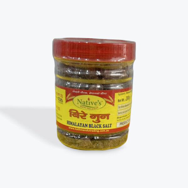 Native Himalayan Black Salt Crystals 200g