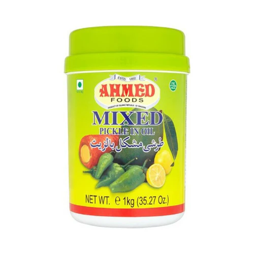 Mixed Vegetable Pickle in oil  1Kg  Ahmad