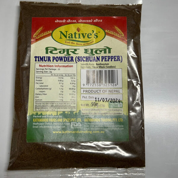 Native's Timur Powder 50g