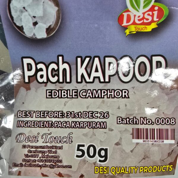 Pach Kapoor 50g edible camphor