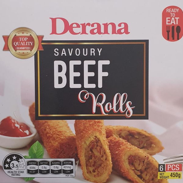 Savoury rolls  Beef450g Derana