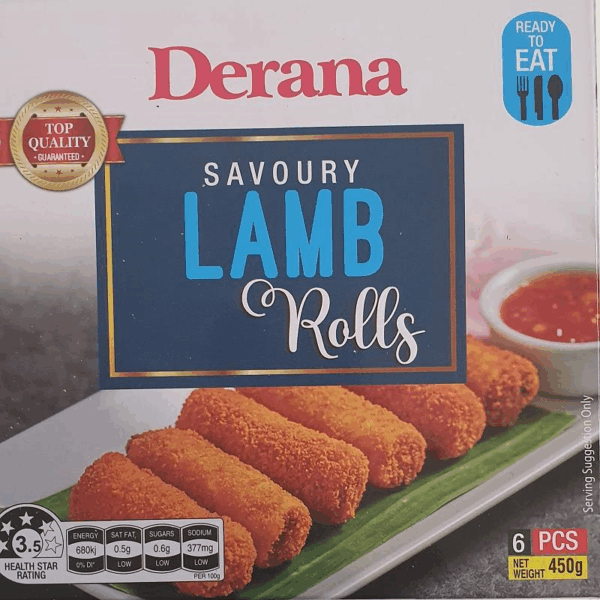 Savoury rolls Lamb 450g Derana