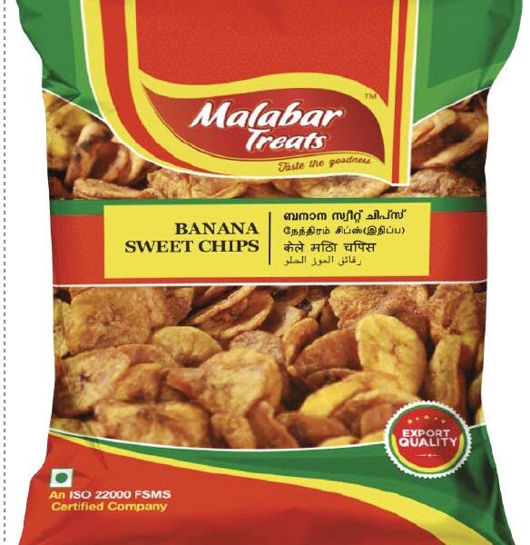 Sweet Banana chips 400g Malabar Treats
