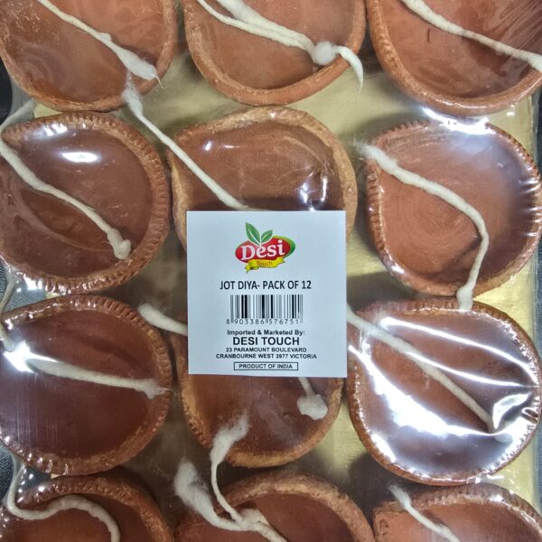 Diwali diya plain 12pc Desi Touch