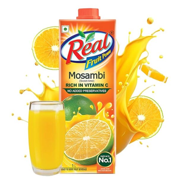 Real Mosambi  juice 1lt
