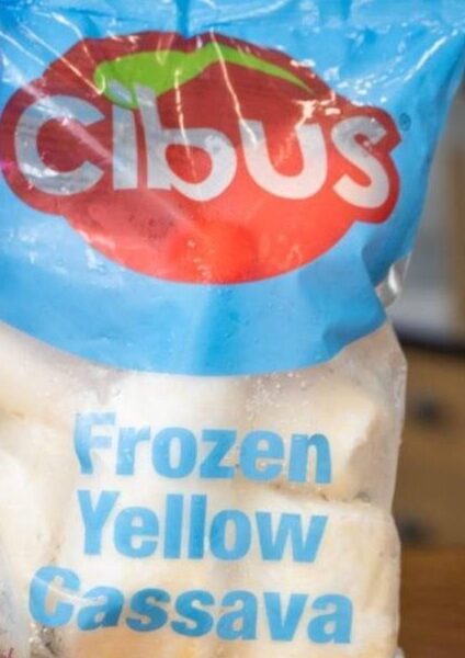 Cibus Frozen Yellow Cassava 1kg