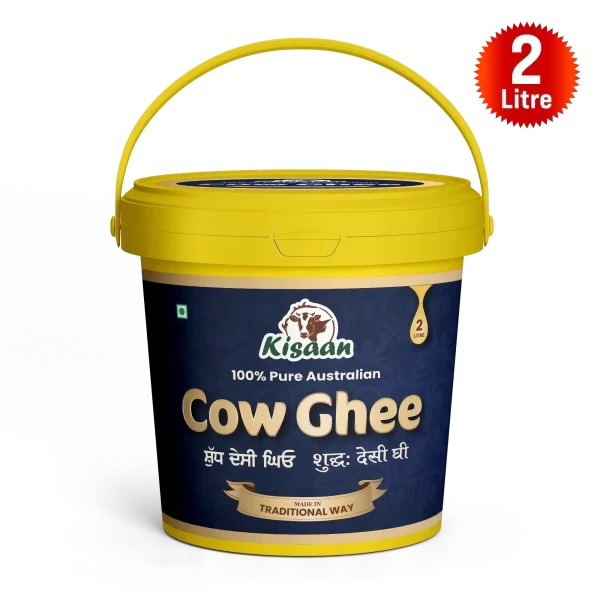 Pure Australian Cow Desi Ghee - 2L Bucket kisaan