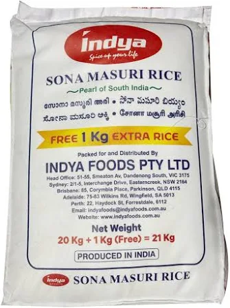 Indya Sona Masoori 20kg