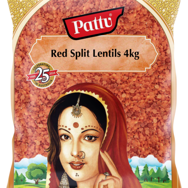 Red split lentils 4kg pattu