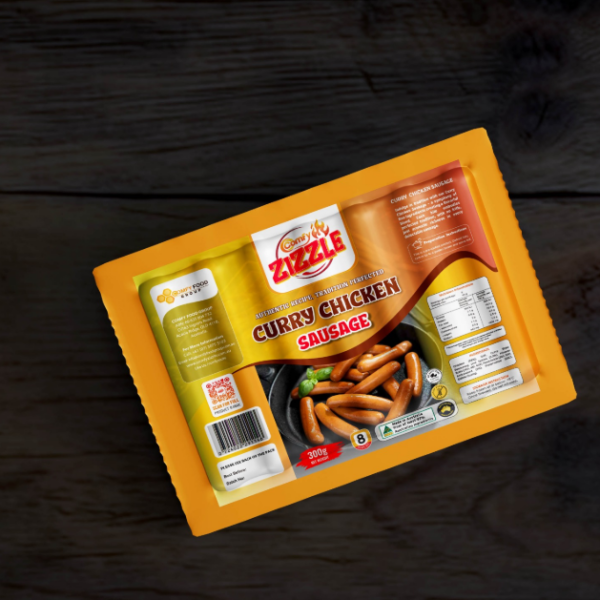 zizzle  curry Chicken sausage 300g