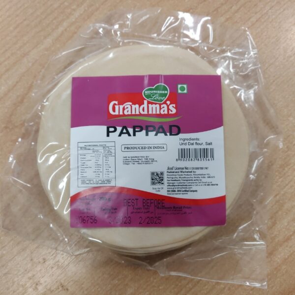 Pappad Grandma's 250g