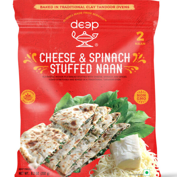 Deep Chz Spinach Naan 2pc