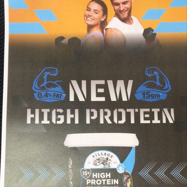 high protein yoghurt 1kg Village