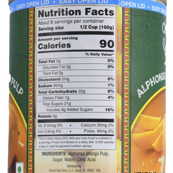 Alphonso Mango Pulp 850G DEEP