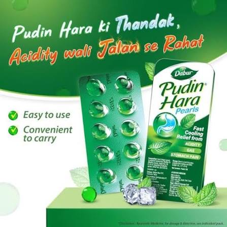 Pudin Hara 1 strips 10 Tablets - Dabur